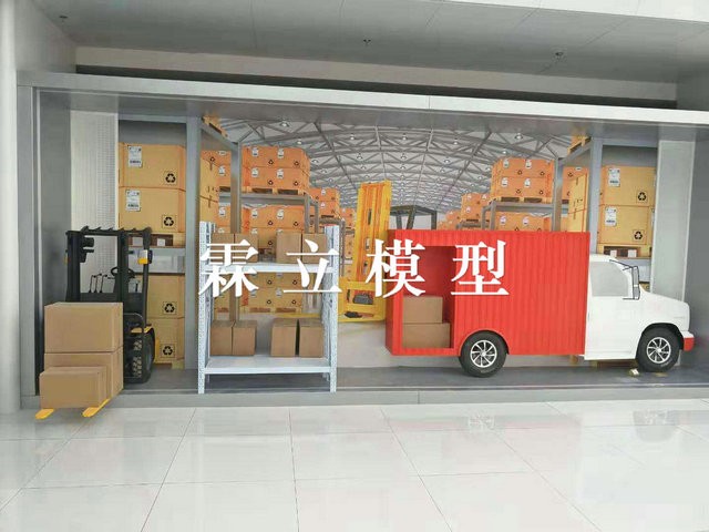 霍尼韋爾館——貨車模型、叉車模型